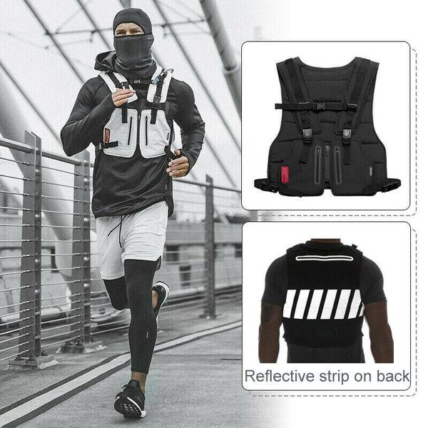 

multi-function military tactical vest outdoor cs sports fitness men protective reflective cycling fishing hunting jackets, Camo;black