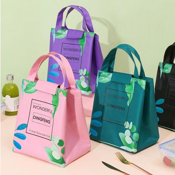 

storage bags oxford lunch bag aluminum foil thickened box insulation waterproof office worker student meal picnic ice