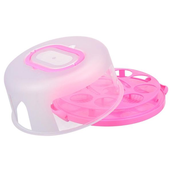 

gift wrap 1pc cake storage case buckle design carrier dessert container