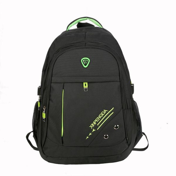 

backpack teenage boys school bags student back pack men black nylon large capacity casual college style youth bagpack big 2021