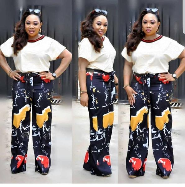 

two piece dress sources african fashion women's dresses digital printed t-shirt and bell trousers suit, White