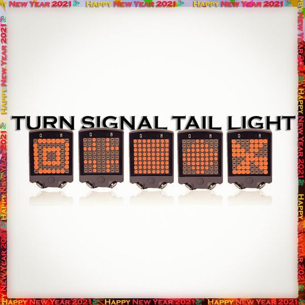

bike light remote turn signal bicycle taillights with various display patterns 3 laser 64 led safety warning lantern lights