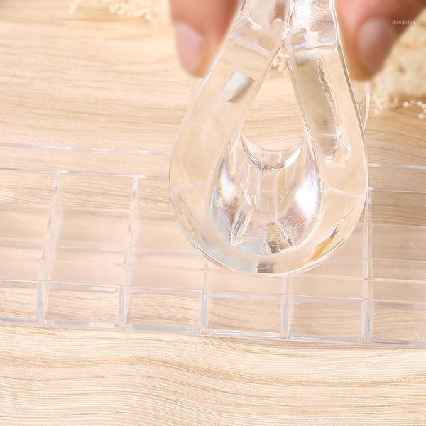 

1set 12*5cm gigantic clear jelly stamper rectangular silicone nail art and 1scrapers1, White