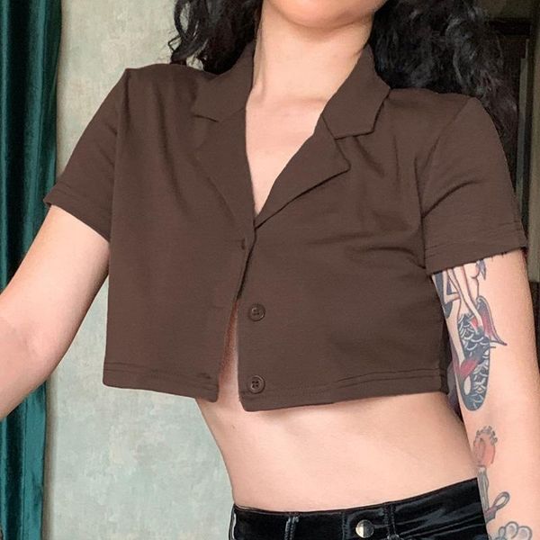 

women's t-shirt s-l fashion navel short sleeve t-shirts for women 2021 summer deep v ladies clubwear sheer tshirt arrival, White