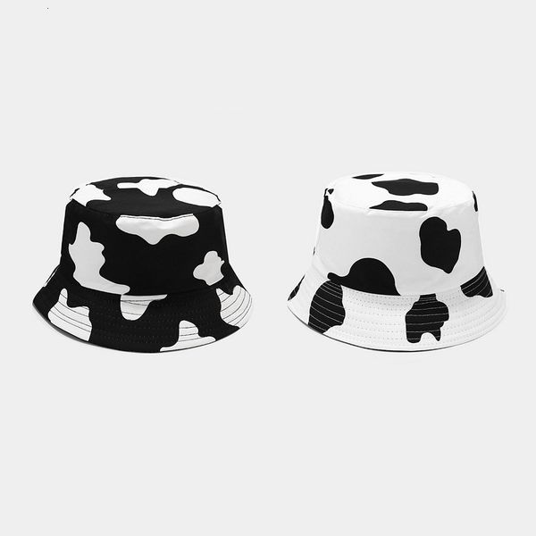 

2021 new hat men's and women's big cow double sided basin hat tide fisherman's hat