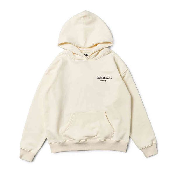 

men's hoodies & sweatshirts street fog hip hop essentials loose letter print plush 65rz, Black