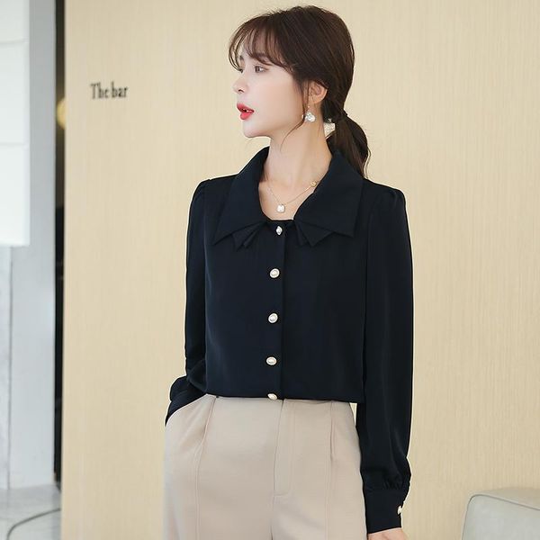 

vintage shirt womens spring women shirts black 8445 women's blouses &, White