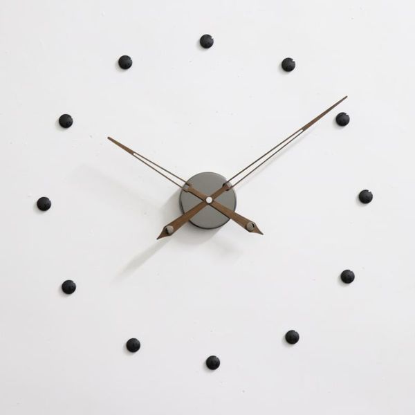 

wall clocks creative america spain clock sticker diy modern large home decor living room relogio de parede reloj gift d09
