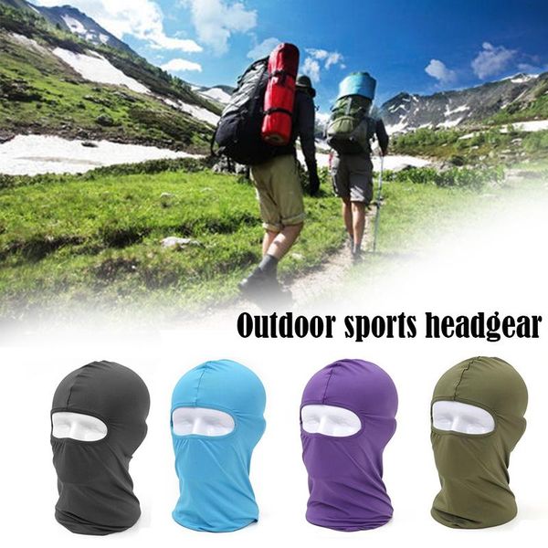 

balaclava face mask bicycle motorcycle tactical shield ski masks for outdoor cycling full dust-proof hiking caps &, Black