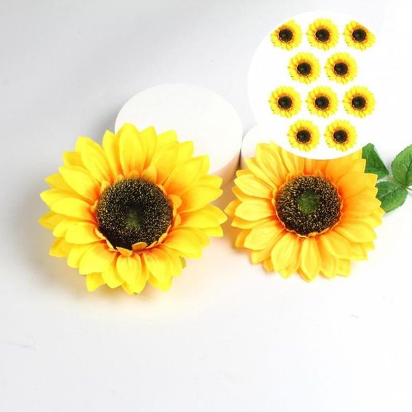 

decorative flowers & wreaths fake flower head eco-friendly simulation diy anti-fall soft floral arrangement artificial