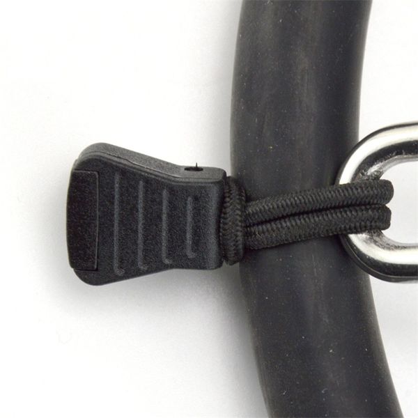 Corde di fissaggio per tubo flessibile per immersione Accessori per kayak Supporto per clip Corda elastica Bungee S6N7 Cavo per attacco per boccaglio per immersione 459 Z2