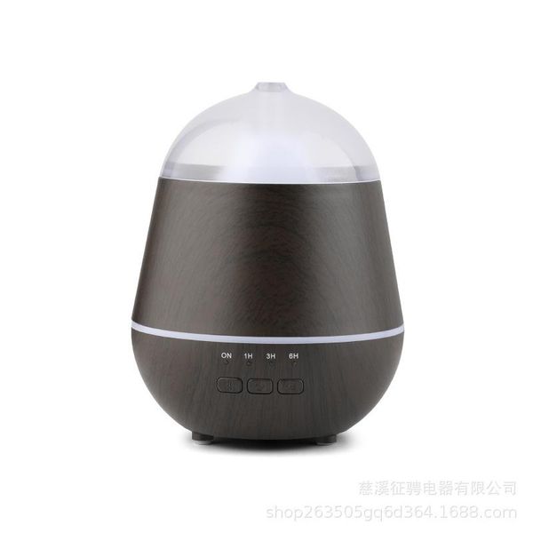 

quiet usb air humidifier with timer 7 colors led light 120ml essential oil aroma diffuser ultrasonic wood grain mist maker humidifiers