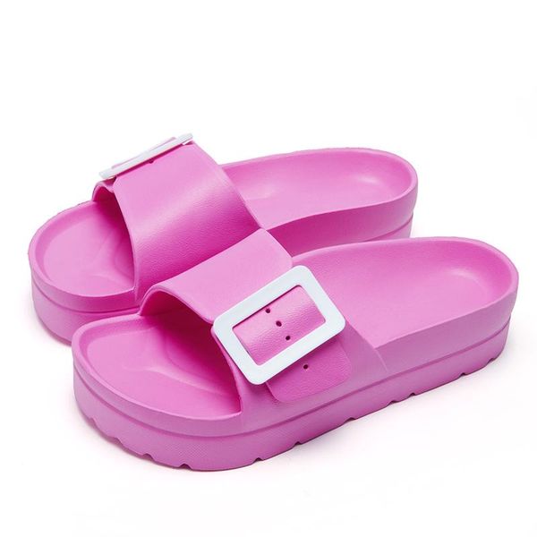 

slippers woman slides summer for women 2021 slip-on white shoes plaftform comfortale wholesale sandals anti-slip, Black
