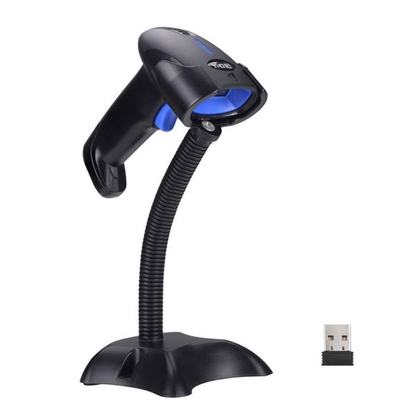 

scanners yhdaa 1d ccd wireless barcode scanner usb 2-in-1 bar code reader with base for logistic warehouse support scanning payment codes