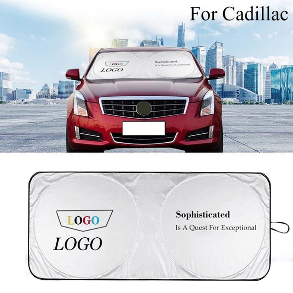 

car sunshade for escalade ats xts ct6 cts srx elr windshield cover uv protection sun shade visor protector parasol