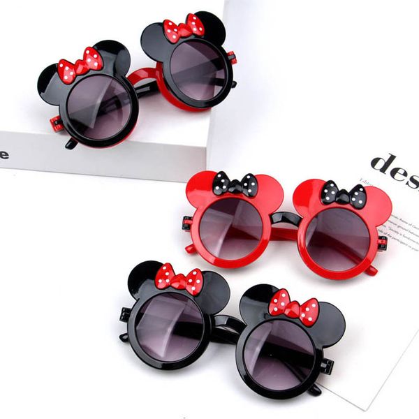 

children's sunglasses girls boys beach protective ultraviolet-proof uv 400 kids accessory bow baby glasses cartoon b6960, Blue