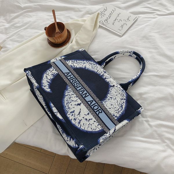 

designer spring summer fashion letter tote large capacity women's printed handbag handbags outlet