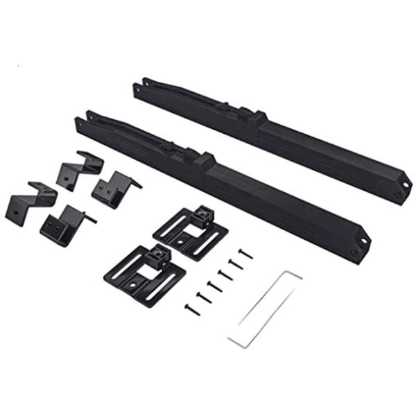 

barn door soft close mechanism upgraded hole-version, sliding hardware of spring buffer damper catches & closers