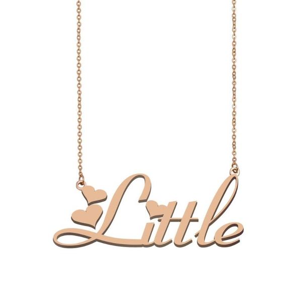 

pendant necklaces little name necklace , custom for women girls friends birthday wedding christmas mother days gift, Silver