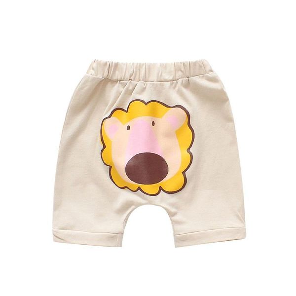 

shorts 2021 summer baby boys girls cartoon print short pants trousers kids knee length casual, Black