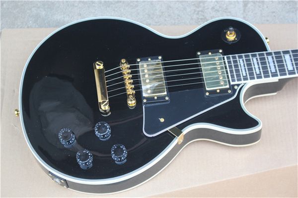 

chinese electric guitar.black custom guitars