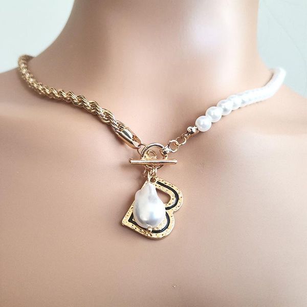 

pendant necklaces fashion necklace pearl casual women's clavicle chain korean for women 2021 trend jewelry, Silver