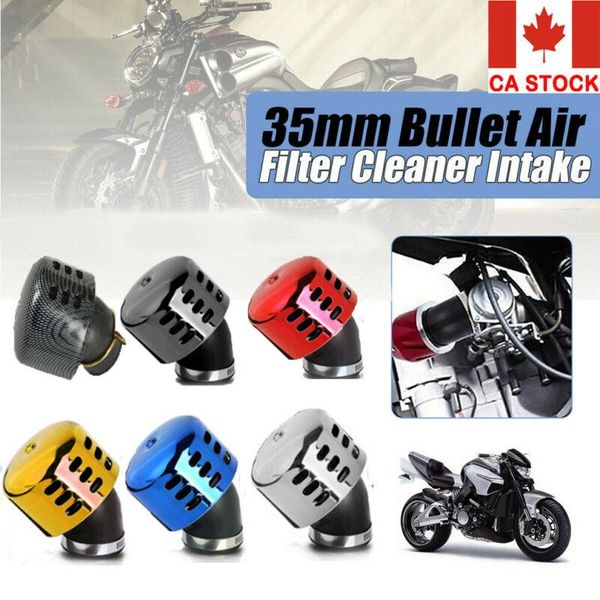 

motorcycle exhaust system 35mm air filter cleaner intake 50cc scooter dirt pit bike