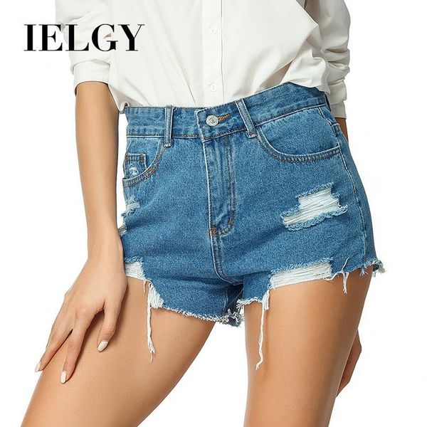 

women's jeans ielgy denim shorts, Blue