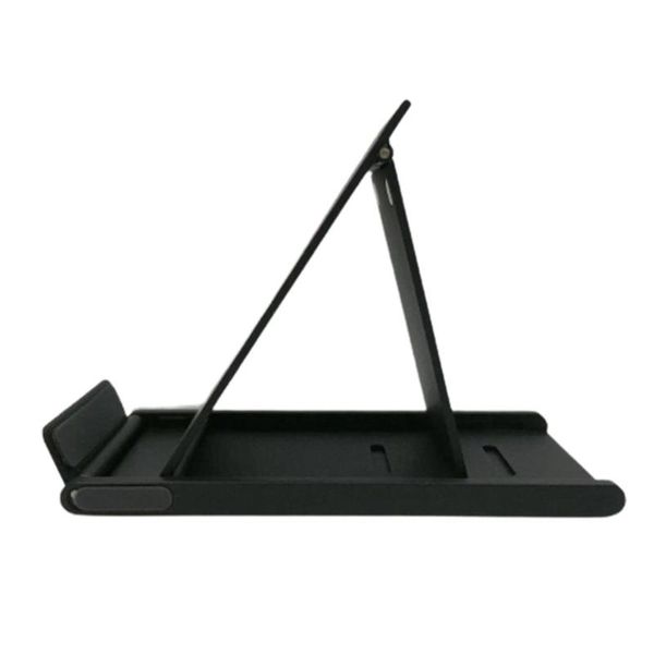 

cell phone stand holder adjustable foldable aluminium alloy mobile office home deskbracket mounts & holders