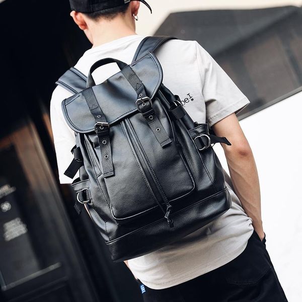 

backpack tidog korean men travel back schoolbag casual