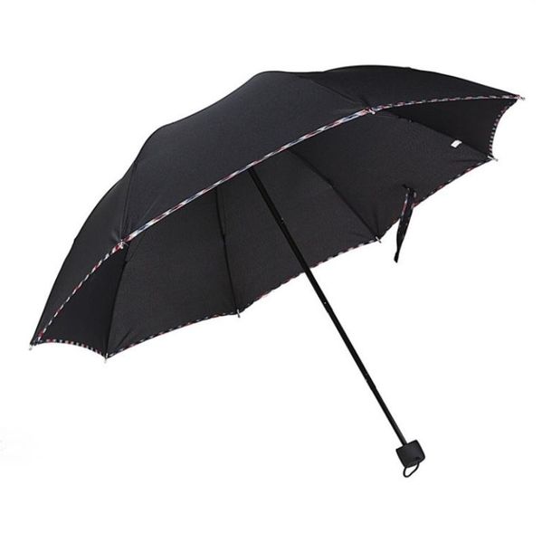 

umbrellas three-fold umbrella covered edge style rain 96cm