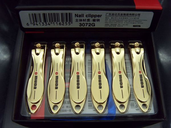 

da medium 3072g boxed nail clippers gold manicure tools 2021