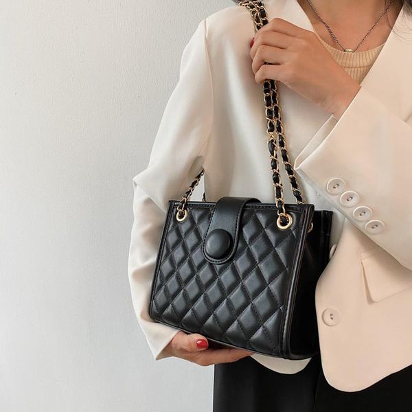 

evening bags kiwi green small pu leather women handbag and purses tends shoulder crossbody bag chain 2021 designer luxury black