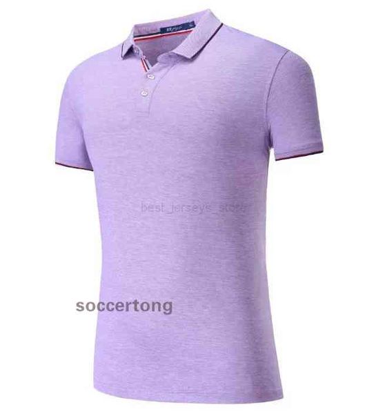 # T2022000406 Polo 2021 2022 alta qualidade T-shirt de polo de secagem rápida pode ser personalizado com nome número impresso e padrão de futebol cm