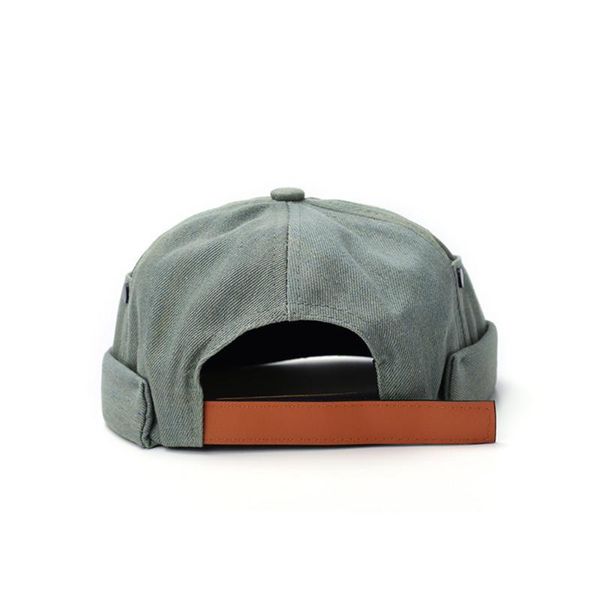 

party masks men women hat casual sailor mechanic brimless solid color spring cap melon skin watermelon summer wild fashion boundless