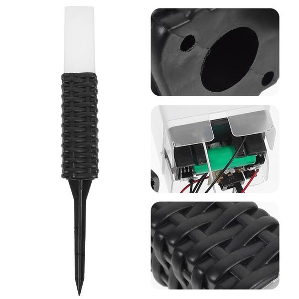 

lawn lamps 1pc garden lamp rattan woven lightÂ solar energy courtyard