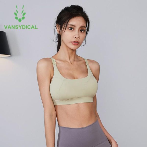 

women sports workout bra adjustable buckle gym yoga shockproof running fitness training underwear double shoulder strap outfit