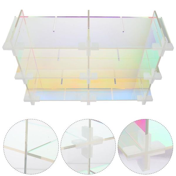 

hooks & rails 1 set practical tableorganizing rack multi-function desksundries