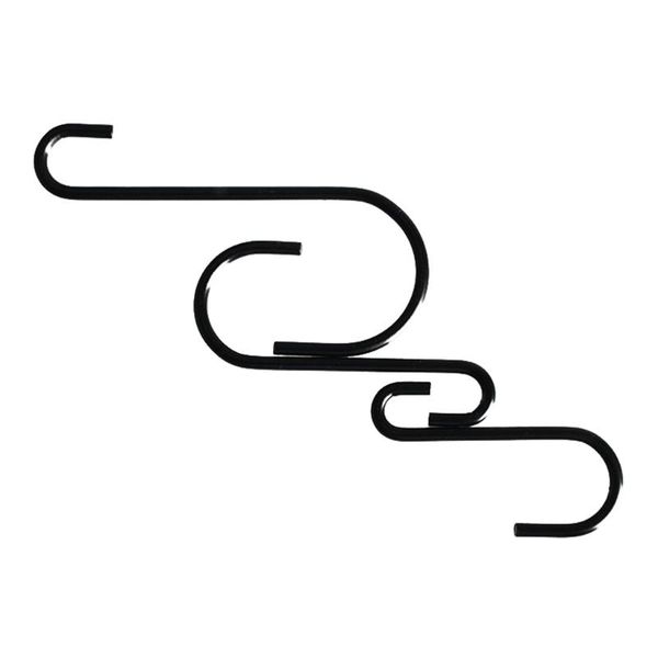 

hooks & rails 10pcs s hanging heavy duty hangers for clothes closet rods pans pots plants bags towels kitchen bedroom