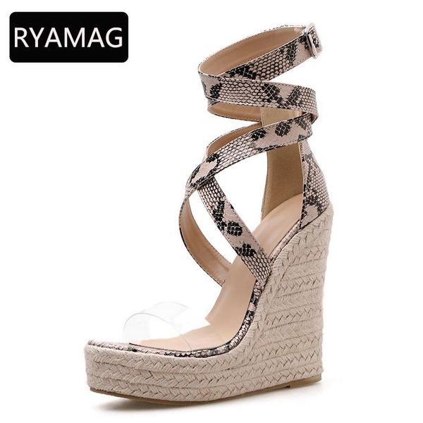 

sandals ryamag women's espadrille ankle strap leopard slippers ladies womens casual shoes breathable flax canvas pumps, Black