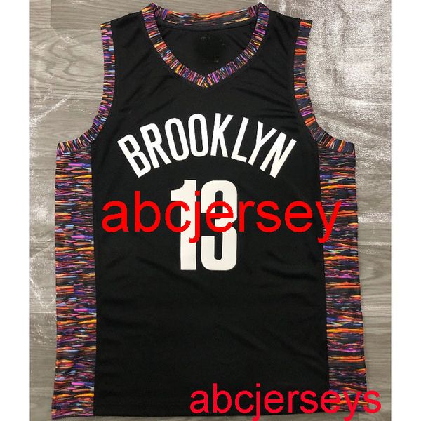 

men's 13# harden 2020 black basketball jersey s- vest