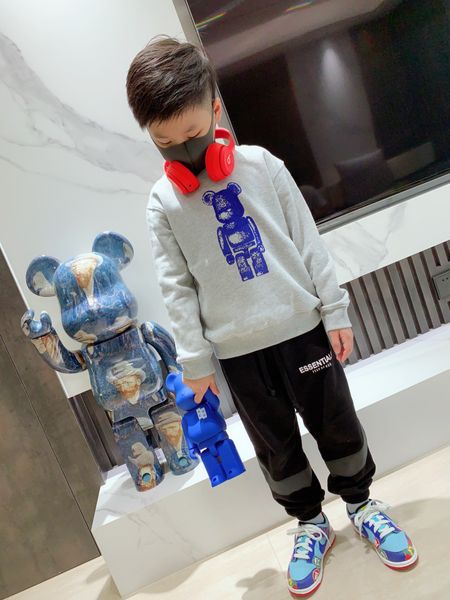 

children cotton hoodies autumn kids girls boys sweatshirts baby boy cartoon hoodie pullover clothes, Black