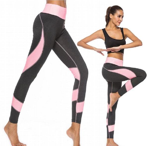 

shaping modern patchwork bodybuilding slim legging trousers sportswear for fitness female push up pants women active yoga casual pant fs5778, White;red