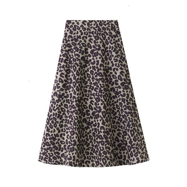 

skirts skirts autumn winter polka dot a-line veet skirt elegant printed dots leopard pleated thick calf long s bzes, Black