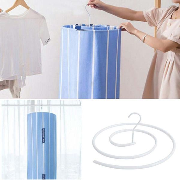 

laundry bags spiral-shaped iron quilt sheets hanger cover drying hook design blanket outdoor home indoor