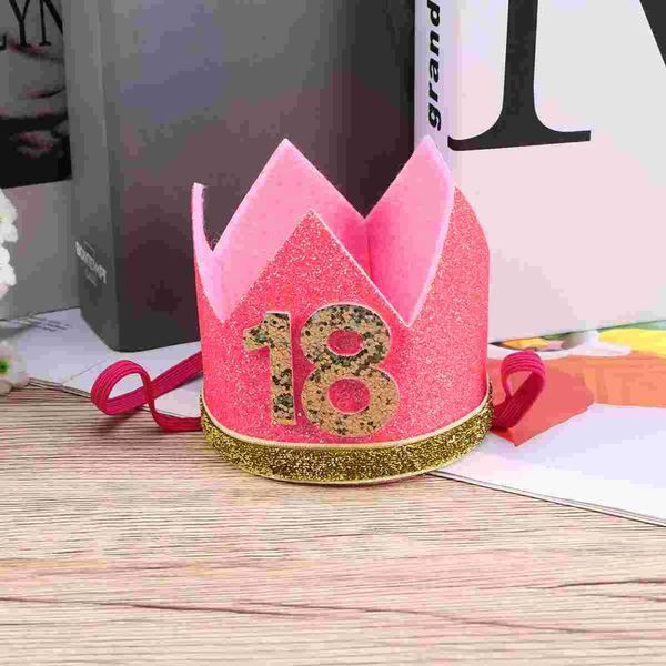 

party hats 18 years old crown decor hairband baby birthday show po headwear
