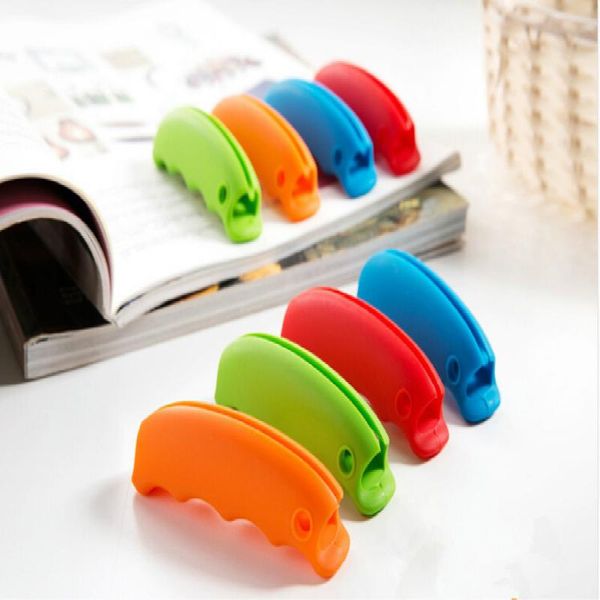 

bag clips candy color silicone home storage & organization handle handheld lift the multifunctional carrying device