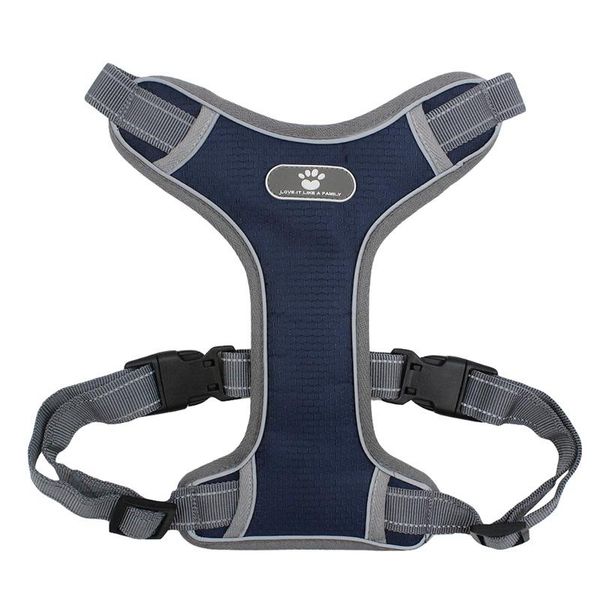 

dog collars & leashes pet adjustable reflective vest walking lead leash for small medium outdoor chest strap harness