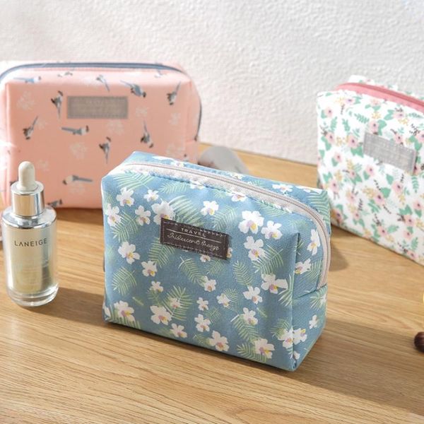 

storage bags portable cosmetic bag mini cute waterproof wash makeup multifunction home travel toiletry beauty case organizer
