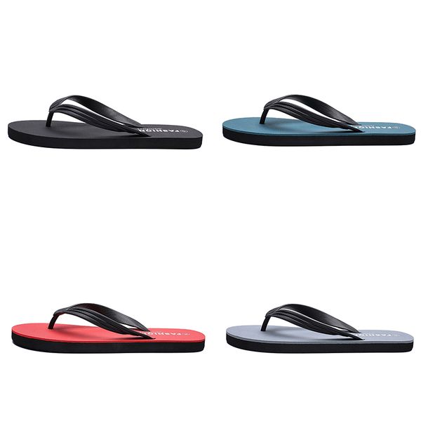 Slide Blue Slipper Männer Mode Rot Casual Strand Schuhe Hotel Flip Flops Sommer Rabatt Preis Outdoor Herren Hausschuhe885 s s885